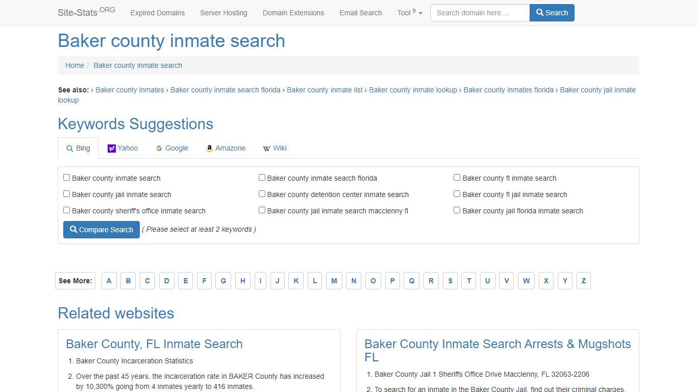 Baker county inmate search