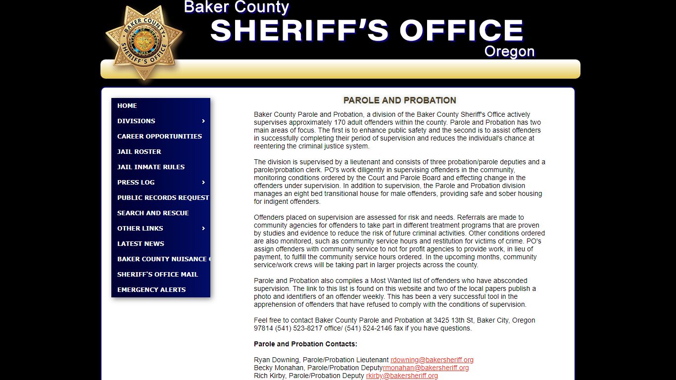 Baker County Sheriff's Office